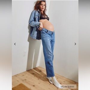 Hatch Boyfriend Jeans in Classic Blue